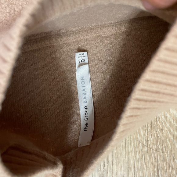 Aritzia babaton boucle brown sweater size xxs - Picture 6 of 11